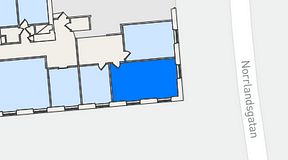 
							Planritning för KG10 Kungsgatan 8, 1 privata rum, 28 m²