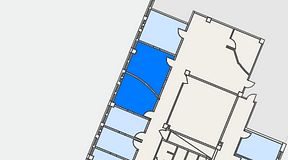 
							Planritning för Växthuset Jägershillgatan, 2 privata rum, 30 m²