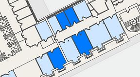 
							Planritning för 7A Posthuset, Vasagatan 28, 4 privata rum, 58 m²