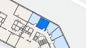 Planritning för DG97 Drottninggatan 97, 1 privata rum, 12 m²