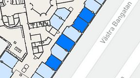 
							Planritning för FASTOFFICE Raisiogatan 1, 4 privata rum, 59 m²