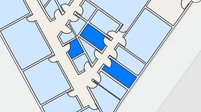 
							Planritning för Quick Office Bromma Blocks, 3 privata rum, 23 m²