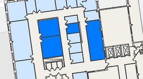 
							Planritning för Spaces Nordenskiöldsgatan, 4 privata rum, 94 m²