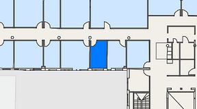 
							Planritning för FirstOffice Arenavägen 33, 1 privata rum, 11 m²