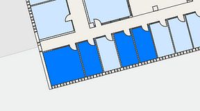 
							Planritning för Regus Lidingö, 4 privata rum, 50 m²