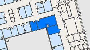 
							Planritning för United Spaces Östra Hamngatan, 3 privata rum, 41 m²