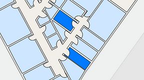 Planritning för Quick Office Bromma Blocks, 2 privata rum, 18 m²