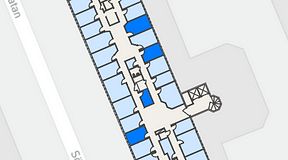 
							Planritning för Regus Helsingborg Södergatan, 4 privata rum, 40 m²