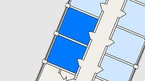 
							Planritning för Maxoffice Nynäshamn, 2 privata rum, 30 m²