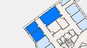 
							Planritning för Regus Saltsjö-Boo, 3 privata rum, 42 m²
