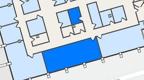 
							Planritning för United Spaces Östra Hamngatan, 2 privata rum, 69 m²