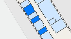 Planritning för FASTOFFICE S:t Olofsgatan, 3 privata rum, 28 m²