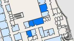 
							Planritning för United Spaces Östra Hamngatan, 4 privata rum, 50 m²