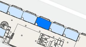 
							Planritning för Convendum Biblioteksgatan 29, 1 privata rum, 16 m²