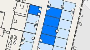 
							Planritning för Convendum Fleminggatan 18, 5 privata rum, 72 m²