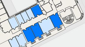
							Planritning för 7A Posthuset, Vasagatan 28, 4 privata rum, 81 m²