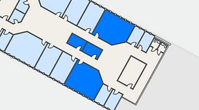 
							Planritning för Växthuset Stensjögatan, 4 privata rum, 92 m²