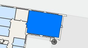 Planritning för FASTOFFICE Dalénum Lidingö, 1 privata rum, 60 m²