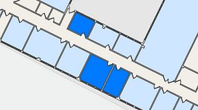 
							Planritning för Quick Office Älvsjö, 3 privata rum, 37 m²
