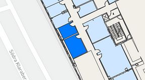 Planritning för United Spaces Waterfront Klarabergsviadukten, 2 privata rum, 25 m²