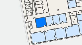 
							Planritning för Mindpark Järntorget, 1 privata rum, 13 m²