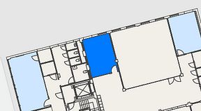
							Planritning för Arena Skrapan, 1 privata rum, 22 m²
