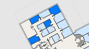 
							Planritning för Regus Kalmar, 4 privata rum, 38 m²