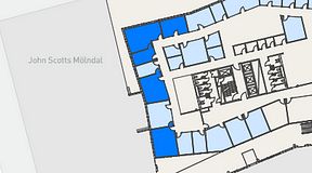 
							Planritning för Mindpark Mölndal, 5 privata rum, 120 m²
