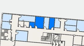 
							Planritning för Spaces Helsingborg Väla, 3 privata rum, 31 m²