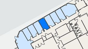 
							Planritning för Genetor K6, 1 privata rum, 10 m²