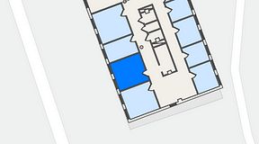
							Planritning för Upper Wasa, 1 privata rum, 15 m²