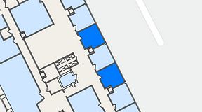 
							Planritning för The Works Västra Järnvägsgatan, 2 privata rum, 34 m²