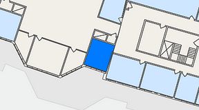 
							Planritning för FirstOffice Kungsängsvägen 27, 1 privata rum, 19 m²