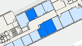 
							Planritning för DG97 Drottninggatan 97, 3 privata rum, 31 m²