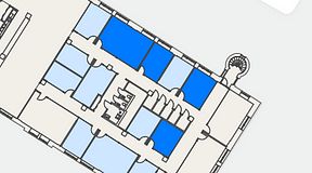 
							Planritning för Convendum Sundbyberg, 4 privata rum, 85 m²