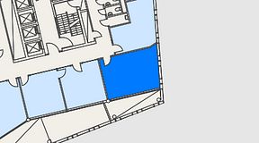 
							Planritning för Mindpark Mölndal, 1 privata rum, 32 m²
