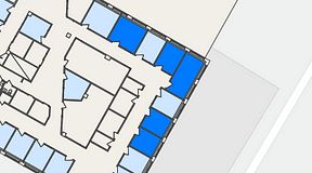 
							Planritning för FASTOFFICE Finlandsgatan 36, 5 privata rum, 62 m²