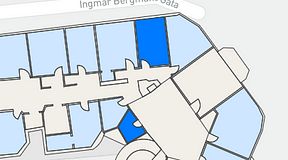 
							Planritning för Kontoret Nybroviken, 2 privata rum, 17 m²