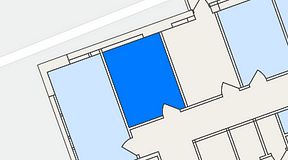 
							Planritning för FASTOFFICE Fyrisborgsgatan, 1 privata rum, 12 m²
