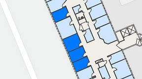 Planritning för Regus Helsingborg Södergatan, 4 privata rum, 48 m²