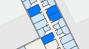 
							Planritning för Regus Rotsunda, 4 privata rum, 66 m²