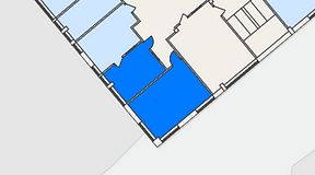 
							Planritning för Regus Hagsätra, 2 privata rum, 37 m²