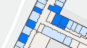 
							Planritning för Quick Office Älvsjö, 5 privata rum, 97 m²