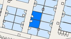 
							Planritning för Convendum Fleminggatan 18, 2 privata rum, 24 m²