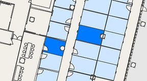 Planritning för Convendum Fleminggatan 18, 2 privata rum, 27 m²