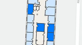 
							Planritning för Regus Triangeln Station, 4 privata rum, 45 m²