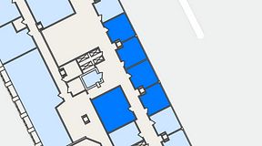
							Planritning för The Works Västra Järnvägsgatan, 5 privata rum, 103 m²