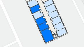 
							Planritning för Easy Office Bromma, 4 privata rum, 67 m²