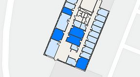 
							Planritning för Växthuset Jägershillgatan, 5 privata rum, 88 m²