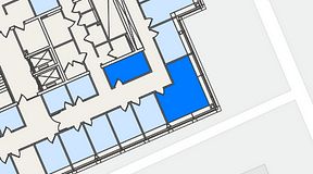
							Planritning för Spaces Lindholmen, 2 privata rum, 29 m²